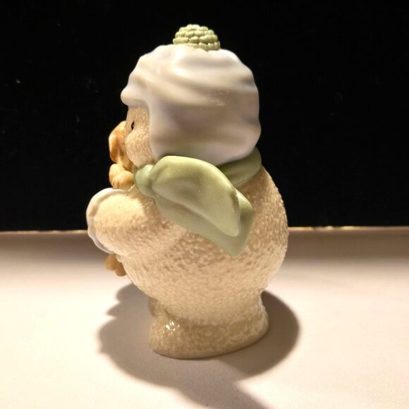 Lenox "Playful" Snowman Figurine With Puppy - Picture 3 of 7